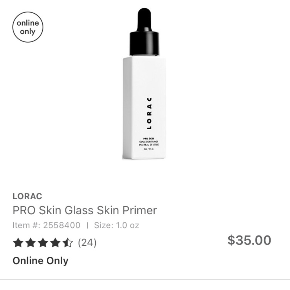 *BRAND NEW* Lorac Pro Skin Glass Skin Primer
